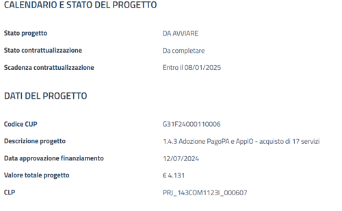 Misura 1.4.3 - CUP G31F24000110006