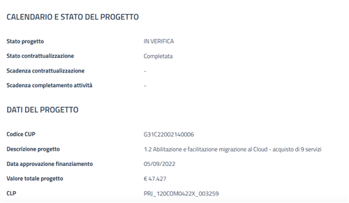 Misura 1.2 - CUP G31C22002140006